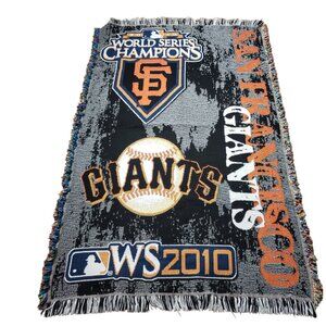 Northwest San Francisco Giants 2010 World Series Champions MLB Throw Multcolor